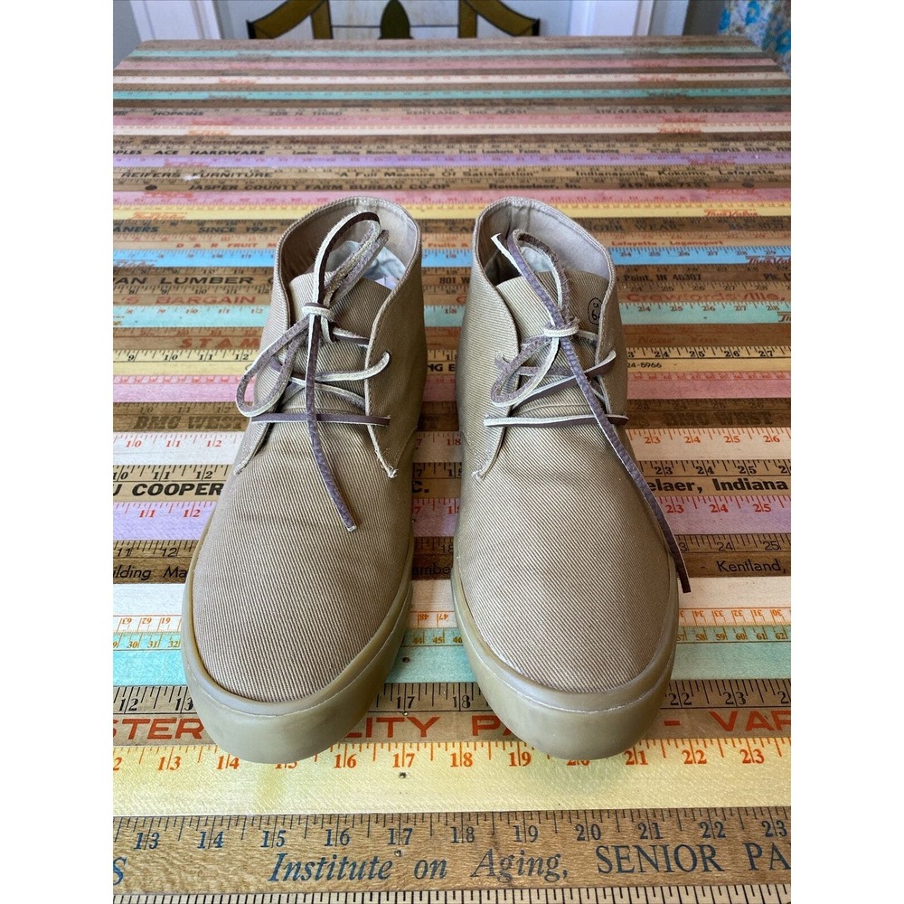 Seavees Maslon MENS Desert Boot 12 Bull Denim Twill Casual Comfort Boot Shoes